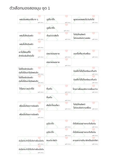 ตัวเลือกมองสองมุม
